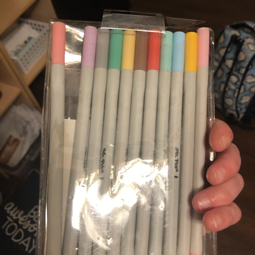 Pastel markers